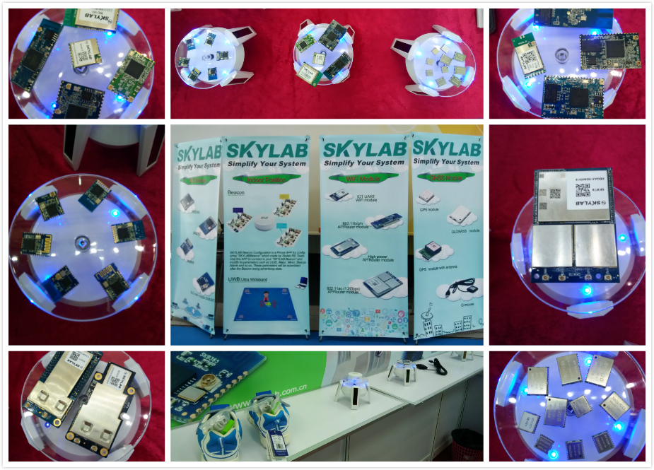 SKYLAB参展产品：蓝牙模块和wifi模块